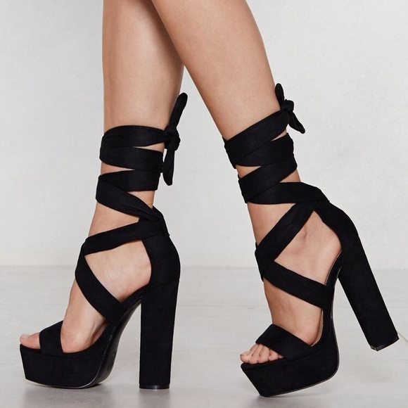 On the Up Platform Heel - Picture 1 of 4